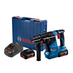 【22年最新產品 香港首發】BOSCH 博世 18V無刷免出力油壓鑽 GBH 187-LI (5.0ah 雙電套裝)