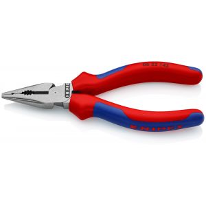 德國 KNIPEX 6" 厚膠柄尖型平咀鉗 0822145