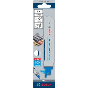 BOSCH 博世 PRO系列 厚金屬精密 6“ 老虎鋸片 S937HBF （5片裝）