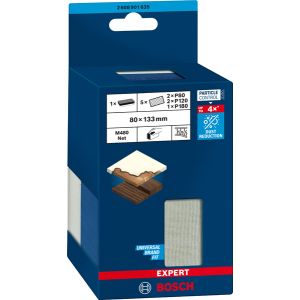 Bosch 博世 Expert 砂紙磚6件組合 80 x133mm 