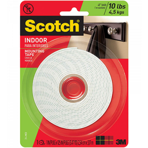 3M™ SCOTCH® 雙面海綿膠紙 1″x125″ 314P