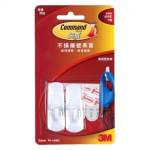 3M™ COMMAND™ 無痕™ 實用型掛鈎 小型 17002