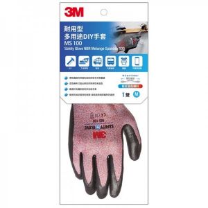 3M™ 耐用型 多用途安全手套 紅色 MS100R