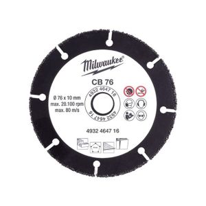 Milwaukee 美沃奇 4932464716 鎢鋼研磨式鋸片-76mm x 10mm