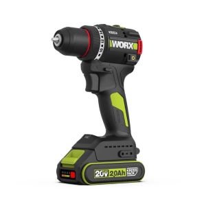 Worx 威克士 WU176 20V 10mm 智能無碳電鑽 (2.0Ah電池 x 2 + 充電器 x 1)