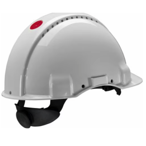 3M™ G3000 工業安全頭盔 （連下巴帶）（白色）