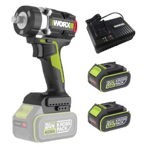 WORX 威克士 20V 700牛頓米無刷衝擊扳手 WU270.3 （5.0ah 雙電套裝）