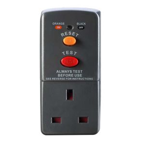 英國 Masterplug RCD 漏電保護插頭 13A保險絲 ARCDKG (黑灰色)