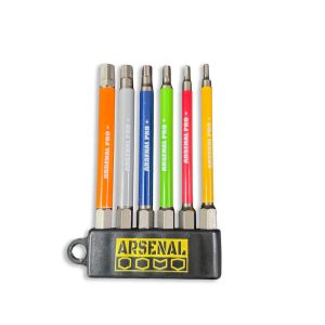 Arsenal 愛森諾 PRO+ 內六角防滑牙衝擊批咀 H2-H6 二分頭六角批咀套裝 AS-80874