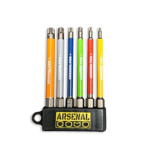 Arsenal 愛森諾 PRO+PRO+ 星型防滑牙衝擊批咀 T10-T40 二分頭星字批咀套裝 AS-80881