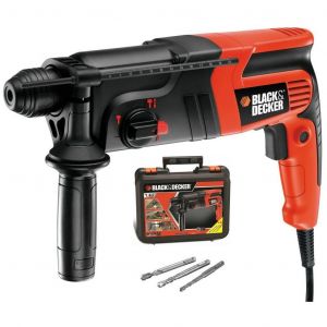 BLACK & DECKER 美國百得 600W 三用油壓鑽 (附送3支油壓鑽嘴) KD860KA