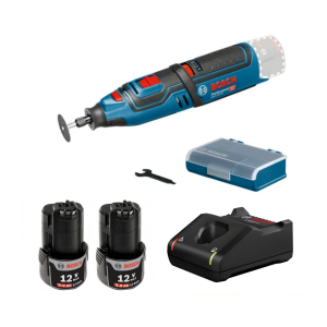 BOSCH 博世 12V 充電式多功能切割機（磨筆）2.0Ah雙電套裝 GRO 12V-35