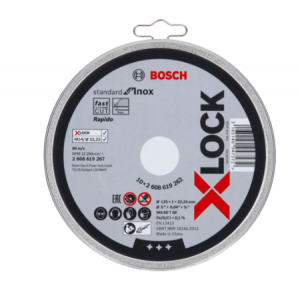 BOSCH 博世 標準款切割砂輪片 X-LOCK Inox Cutting Disc