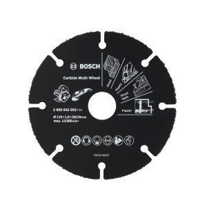 BOSCH 博世 多功能圓鋸片(可切割木材/非鐵金屬/塑膠) CARBIDE MULTI WHEEL