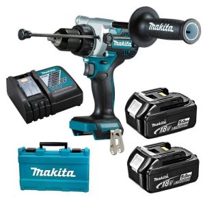 Makita 牧田 DHP486RTE 18V 衝擊電鑽  (連5Ah電x2及充電器套裝)