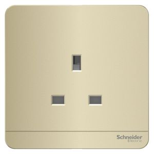 Schneider Electric - 施耐德電氣 - AvatarOn 奐尚 13A 單位連保護門插座 (沉醉金) E83426_WG_C5