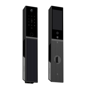 Lenovo 聯想 人臉識別掌靜脈智能電子門鎖 (黑色/金色) F3