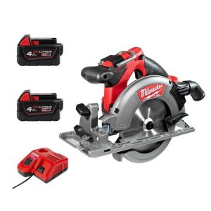 Milwaukee 美沃奇 M18 CCS66-202 - M18 FUEL™ 無碳刷 7-1/4" (190mm) 圓鋸機 (4.0Ah電池 x 2 及充電器套裝)