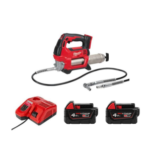 Milwaukee 美沃奇 M18 GG-202 - M18™ 打油槍 (2.0Ah電池 x 2 及充電器套裝)