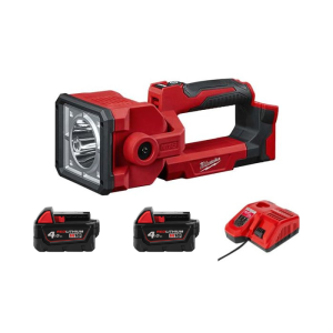 Milwaukee 美沃奇 M18 SLED-202 - M18™ LED 探照燈 (4.0Ah電池 x 2 及充電器套裝)
