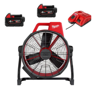 Milwaukee 美沃奇 M18 ARFHP-0 TW-202 - M18™ 無碳刷高效能風扇 (4.0Ah電池 x 2 及充電器套裝)