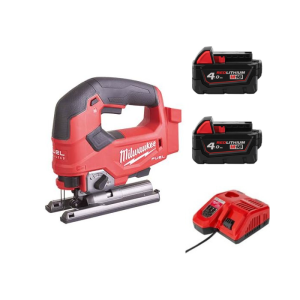 Milwaukee 美沃奇 M18 FJS-0X0-202 - M18 FUEL™ 無碳刷線鋸 (4.0Ah電池 x 2 及充電器套裝)