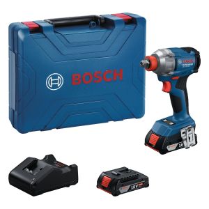  BOSCH 博世 無碳刷兩用衝擊電批/電卜 GDX 18V-285 (2.0Ah 雙電套裝)