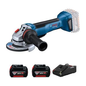 Bosch 博世 18V 按壓式無刷4“磨機 GWS 18V-10 P (4.0Ah雙電套裝)