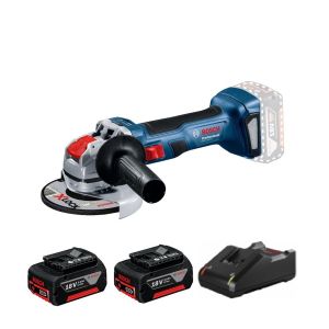BOSCH 博世 18V  X-LOCK 充電式磨機 GWX 180-LI （3.0Ah雙電套裝）（5“/125mm）