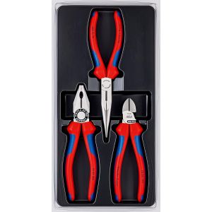 德國 KNIPEX 三件裝嵌工具套裝 (平咀鉗/尖咀鉗/斜咀鉗)