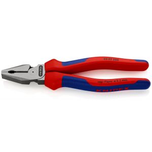 德國 KNIPEX 0202系列 高效厚膠柄平咀鉗 (7"/8")