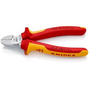 德國 KNIPEX 7006系列 絕緣1000V斜咀鉗 (5"/6")