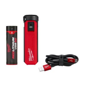 Milwaukee 美沃奇 REDLITHIUM™ USB 便攜式電源和充電器套件