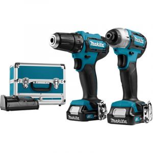 Makita 牧田 12V 充電式工具套裝 (衝擊鑽+起子機) CLX224SAX1