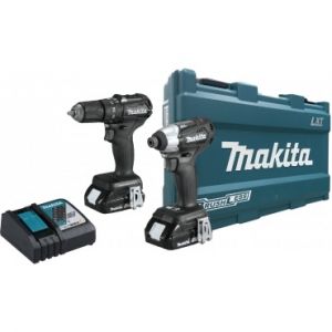 【停產】Makita 牧田 18V充電式工具套裝（衝擊電鑽+衝擊起子機）DLX2221X5 DLX2221BX5