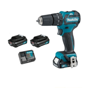 Makita 牧田 12V 無碳刷鋰電衝擊鑽 套裝 HP332DSAE