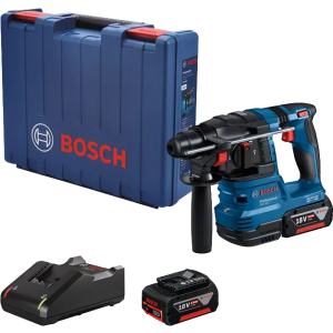 【全港獨家首發】BOSCH 博世 18V 無刷吸塵油壓鑽 GBH 185-LI (4.0雙電套裝) 