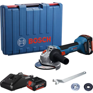 Bosch 博世 800w 無刷鋰電磨機 GWS 18V-8 （4.0ah雙電套裝）