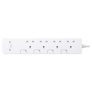 Schneider Electric - 施耐德電氣 AvatarOn 4位 13A 獨立開關安全拖板 兩位 30W PD3.0 Type C+C  3米線