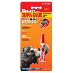 Selleys 犀利牌 Supa Glue Shock Proof 耐撞擊超能膠 3ML
