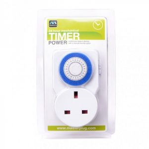 MASTERPLUG 機械式電源定時器 24小時定時斷電設定 TMS24