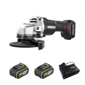 WORX 威克士 20V 4"無刷調速角磨機 5.0AH雙電套裝 WU805.1 （取代wu806）