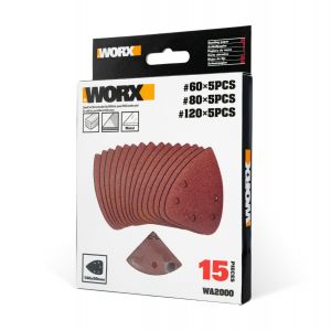Worx 威克士 三角形砂紙套裝 (WX820適用) WA2000 