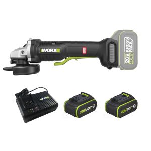 WORX 威克士 20V 無刷100mm急停調速磨機 套裝 WU835 （4.0A雙電）