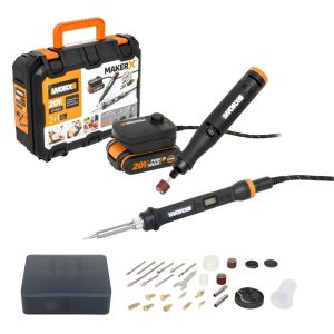 【停產】WORX 威克士 20V MAKER X造物者系列 磨筆+辣雞孖寶 WX988 (WU949取代)