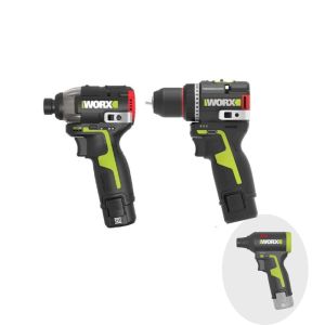 【年終匠人福利祭】WORX 威克士 WU135+WU132X 12V 入門電鑽電批孖寶 WU927  (2.0Ah電池 x 2 + 充電器) （福利祭贈送WU094.9吹風槍）