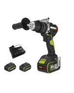 WORX 威克士 20V 無刷衝擊電鑽 WU373.2 （4.0ah雙電套裝）