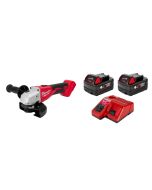 【Red Start 送機優惠】Milwaukee 美沃奇 M18 無碳刷 4" 100 mm 角磨機 (推制開關)  BLSAG100X-0 (雙電套裝)
