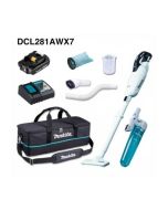 【停產】Makita 牧田 DCL281AWX7 18V 吸塵機 (連配件) (白色)  (連2Ah電x1及充電器套裝)