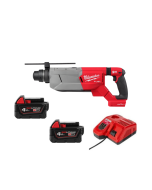 Milwaukee 美沃奇 M18 FHACOD32-0C-202 - M18 FUEL™ 無碳刷 32mm D型 SDS-Plus 四坑錘鑽 (3 模式) (4.0Ah電池 x 2 及充電器套裝)